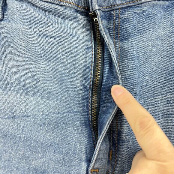 X Ray Mens Cargo Biker Slim Fit Casual Stretch Light Blue Denim Shorts 38 - Picture 4 of 12